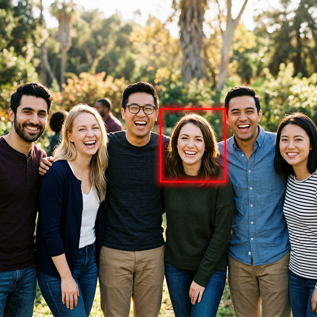 Face-Centered Cropping